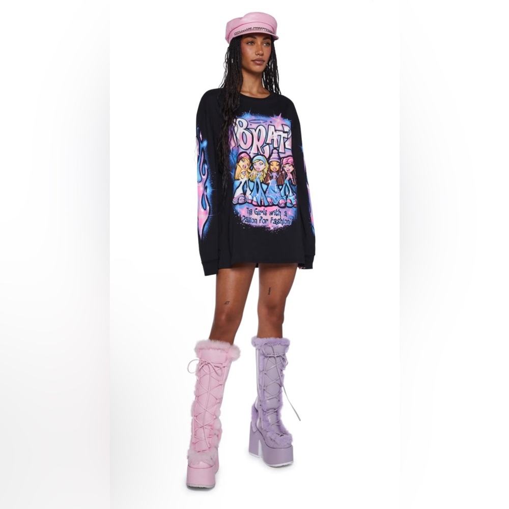 Bratz Graphic Long Sleeve Graphic Tee